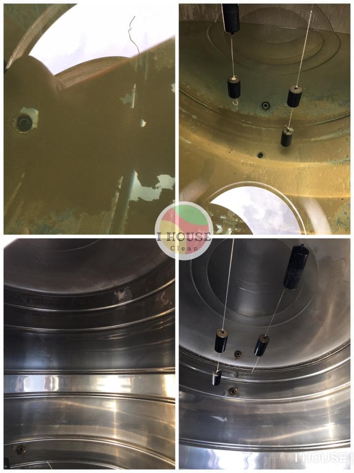 1) 這是一張顯示儲水桶內部的照片