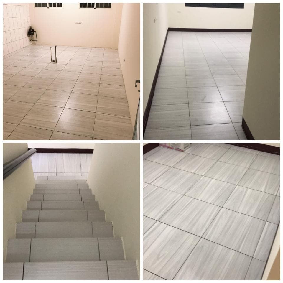 1. 照片顯示了四個不同房間的室內裝修照片